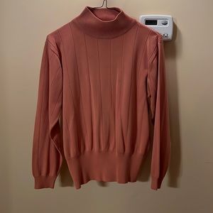 Pink Turtleneck Sweater